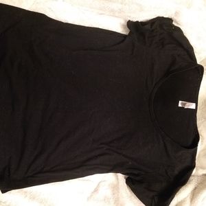 Lularoe black perfect tee, medium
